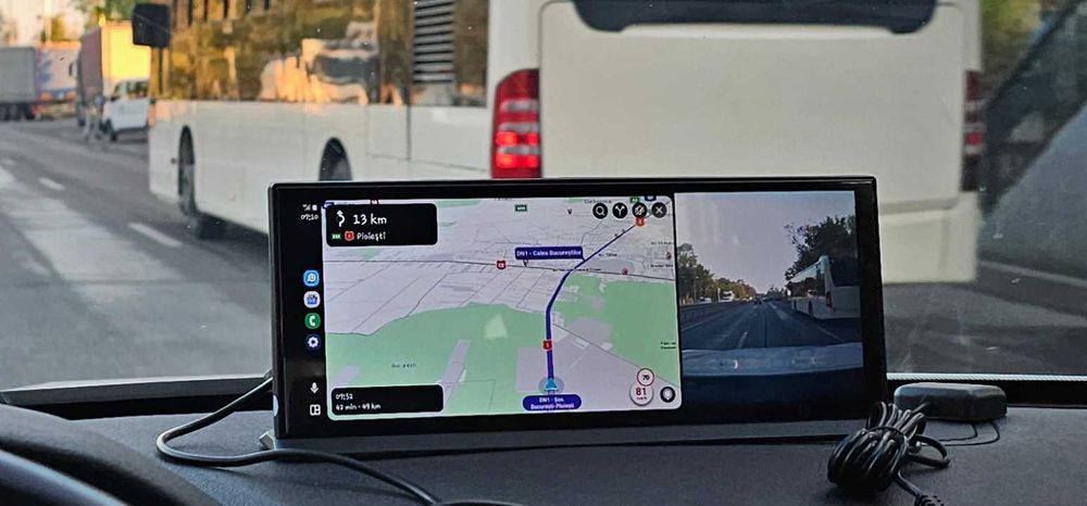 Navigatie GPS auto universala cu camera de bord 4k