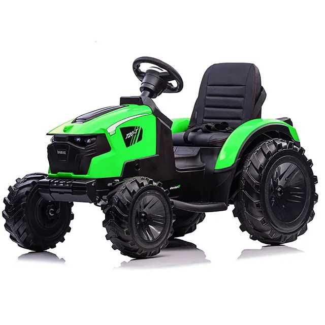 Tractoras electric cu remorca basculabila Kinderauto SX2068 Verde