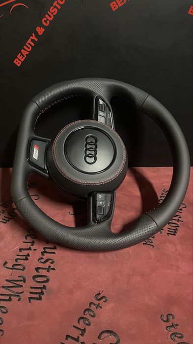 Volan custom audi  A1 A3 A4 A5 A6 A7 A8 Q3 Q5 Q7 padele/fara