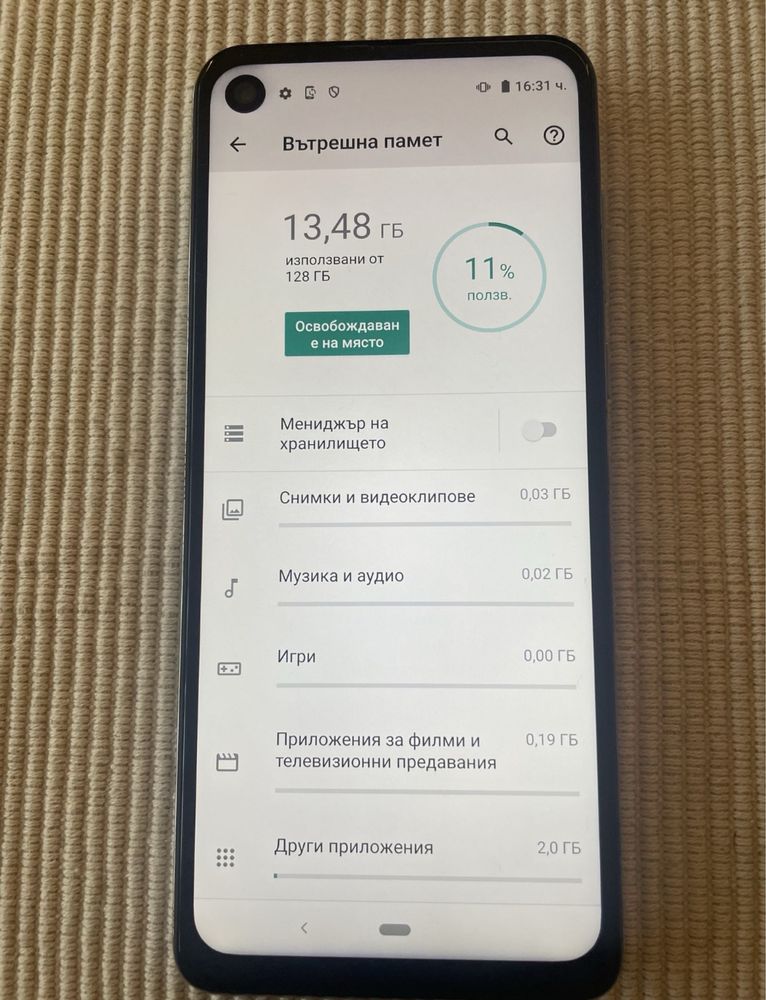 Motorola one action