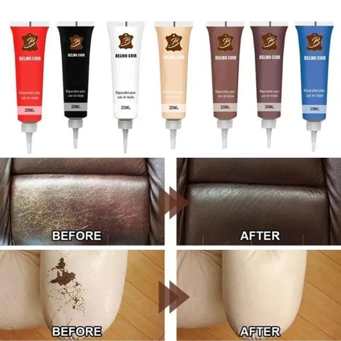 Vopsea pentru reparatie piele Tub 20ml Diverse culori Tapițerie Volan