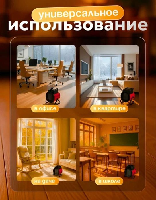 Электрическая тепловая пушка – быстрый прогрев воздуха.KW2/3/5