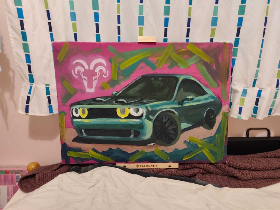 Картина Dodge challenger(приемам и поръчки за други коли)