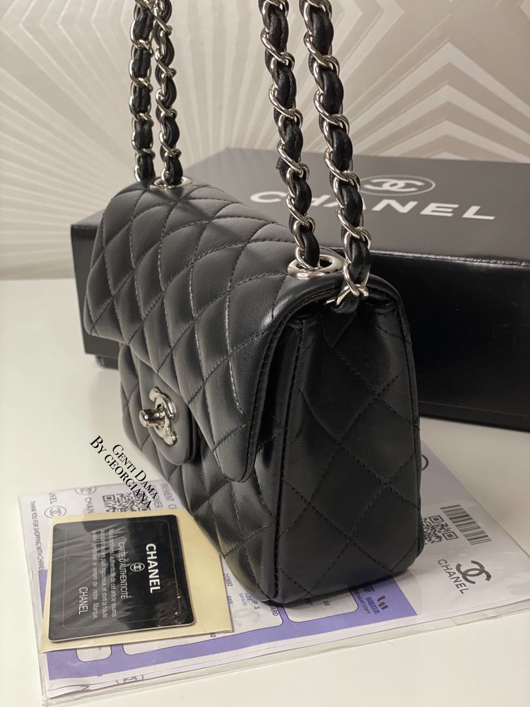 Geanta/Genti Chanel Soft Mini Flap Bag Piele Naturala