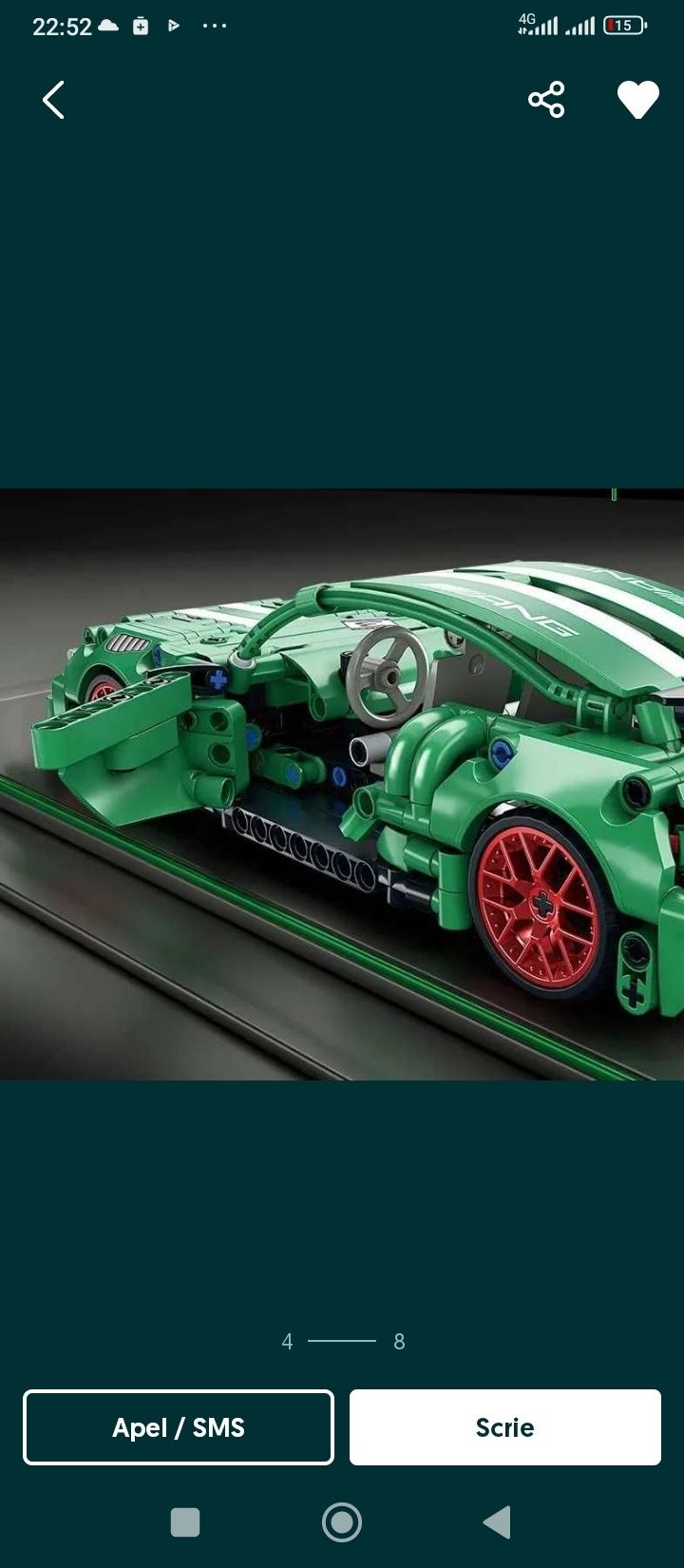 Lego tehnic Mercedes amg 485 piese