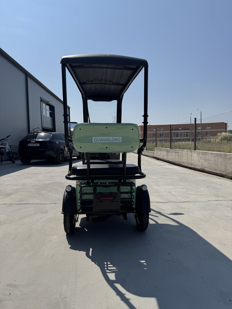 Електрическа триместна триколка ЕТ-09 2000W 72V/20AH с покрив