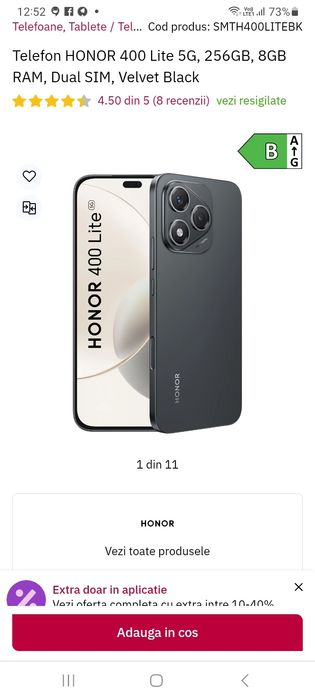 Oferta honor 200 smart și Honor 400 lite