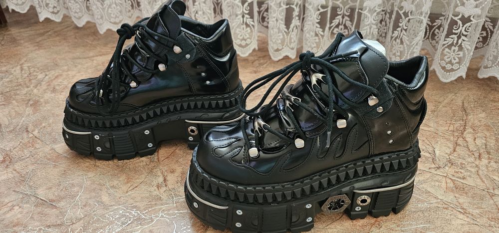 Ботинки New rock массивные на высокой подошве