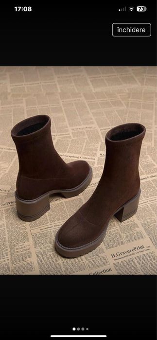 Botine noi impecabile