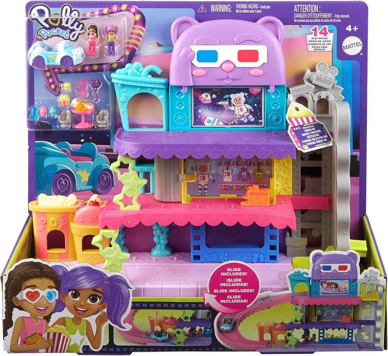 Комплект за игра кукли Pollyville Drive-In Movie Theater, HPV39