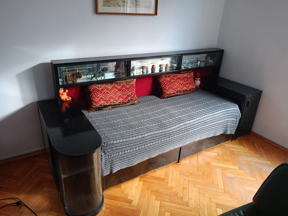 Ретро Креват със скрин и матрак 80/190