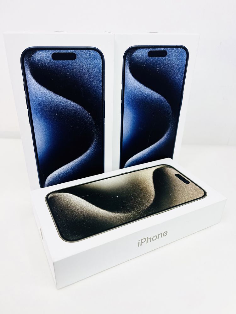 НОВ! Apple iPhone 15 Pro 128GB EU Natural / Black / Blue Гаранция!