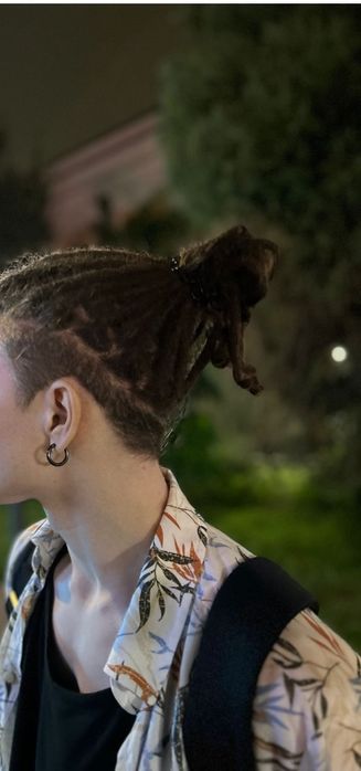 Дреды мужские из натуральных волос