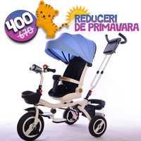 Tricicleta copii 3in1 -40% pozitie somn/scaun rotativ/pliabila NOU