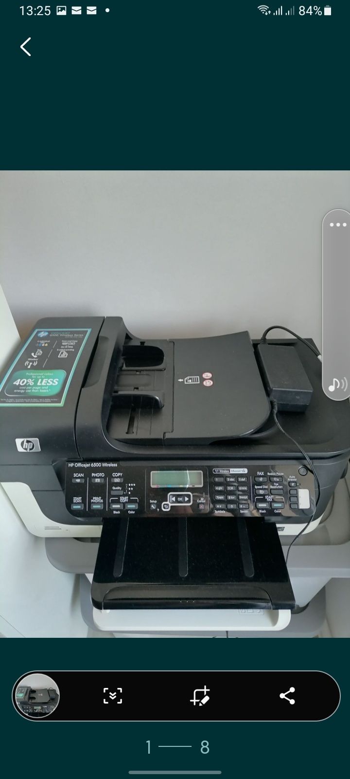 Vând multifuncțional HP officejet 6500 Wireless,,necesita cd și toner.