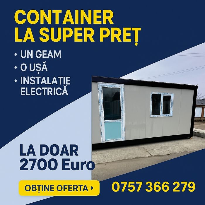 Vând containere modulare