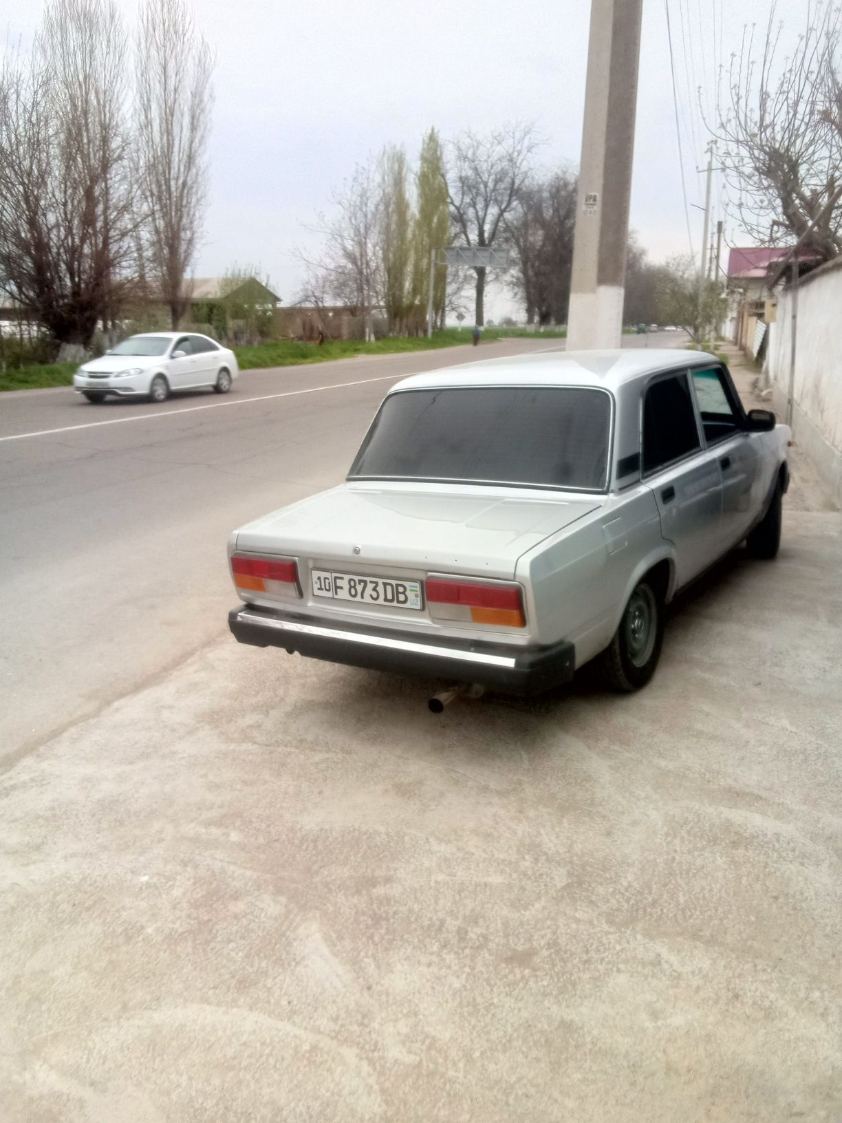 VAZ 21076 kumush rang gaz benzin