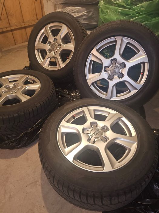Roți de iarnă pe 16 pentru audi a4 b8.