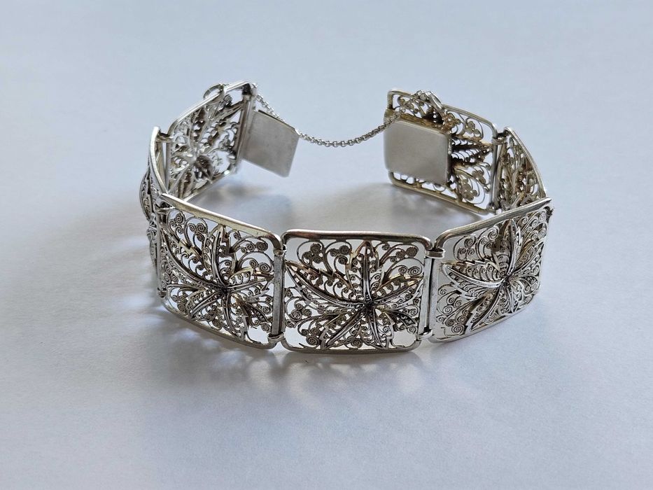 Филигранна гривна СРЕБРО 800