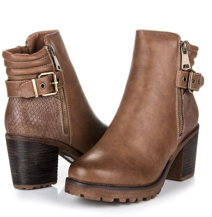 Ghete toamna cu toc Kayla