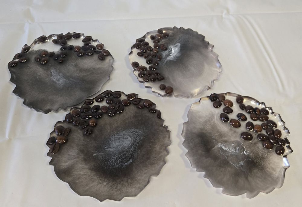 suporturi pentru pahare și cești din rășină epoxidică