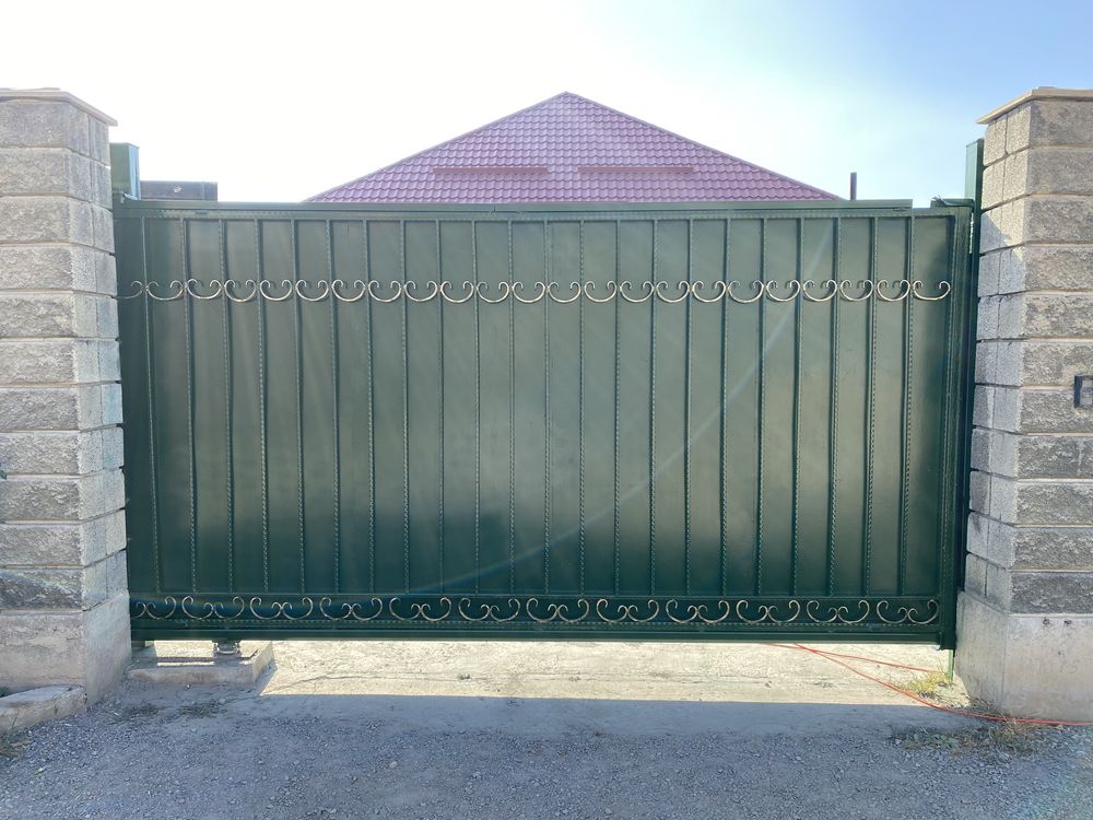Качественная покраска Ворот, Алматы,двери, ворота, навес, ограда