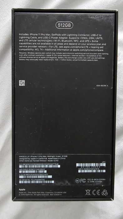 Iphone 11 pro max 512
