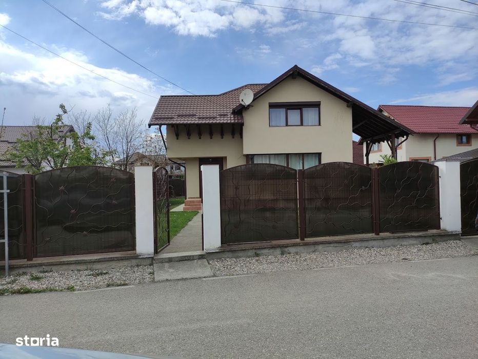 Casă cu etaj 180mp Ștefănești lângă Lidl, mobilată, 500mp Pitești 4km