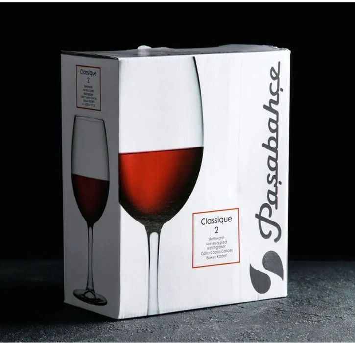 Бокалы для вина Paşabahçe Classique, 630 мл, набор 2 шт., стекло