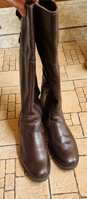 Cizme piele maro Bata