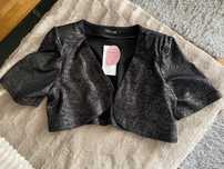 Bolero negru cu auriu