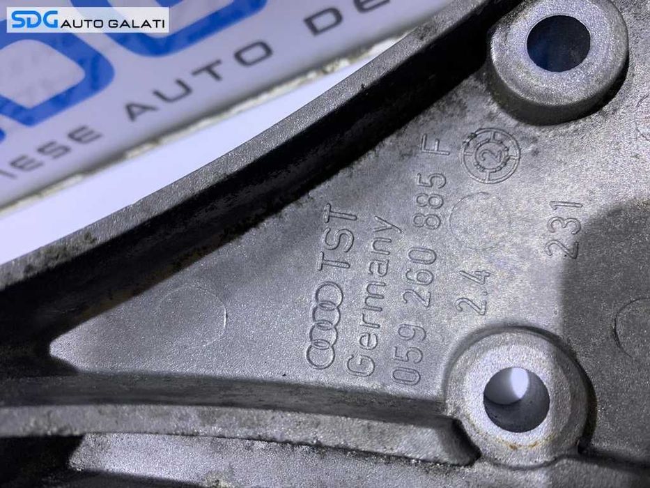 Suport Compresor AC Clima Audi A8 D2 2.5 V6 TDI AFB AKN AKE 1999 - 2003 Cod 059260885F [MA0228]