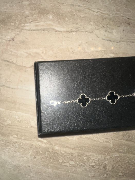 Van Cleef & Arpels VCA Silver Black 5 Motifs Alhambra