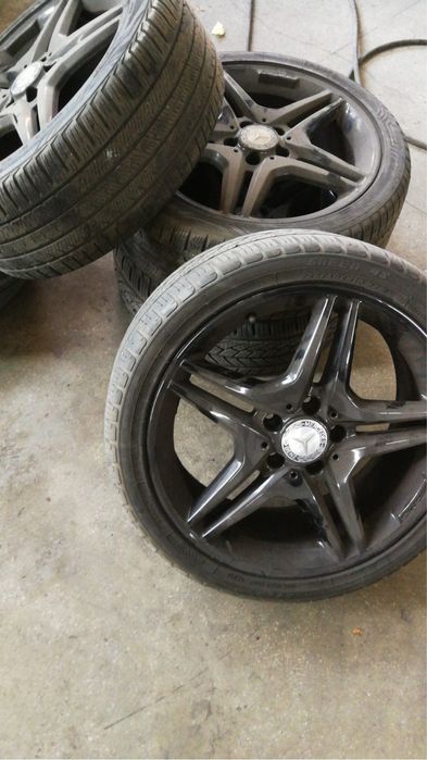 Jante + anvelope de iarna Mercedes 18 AMG