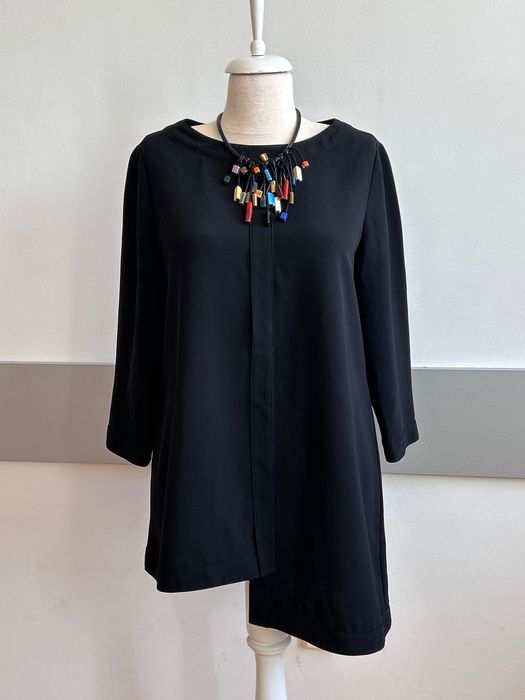 Stefanel разкошна асиметрия туника от хубава плътна материя