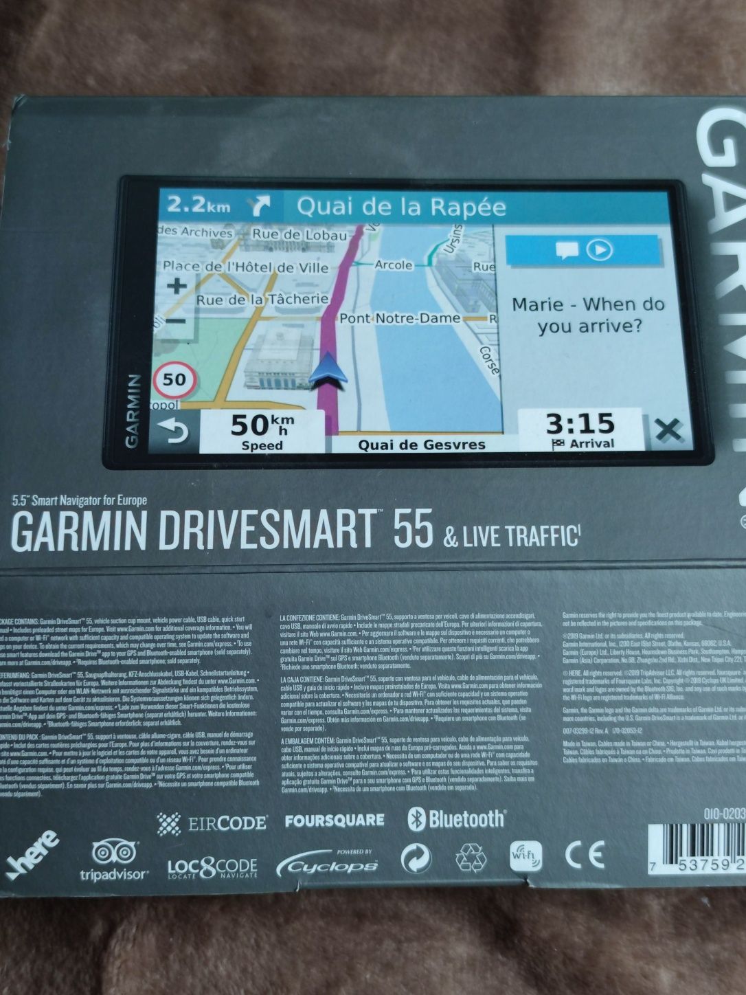 GARMIN DRIVESMART 55 & live trafic
