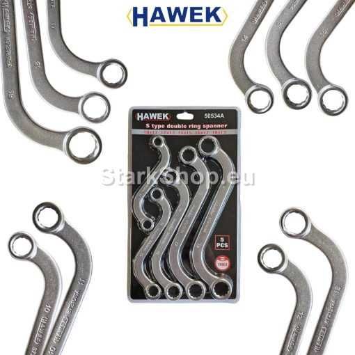 Ключове Звезди S-образни 5 части HAWEK 10-19мм