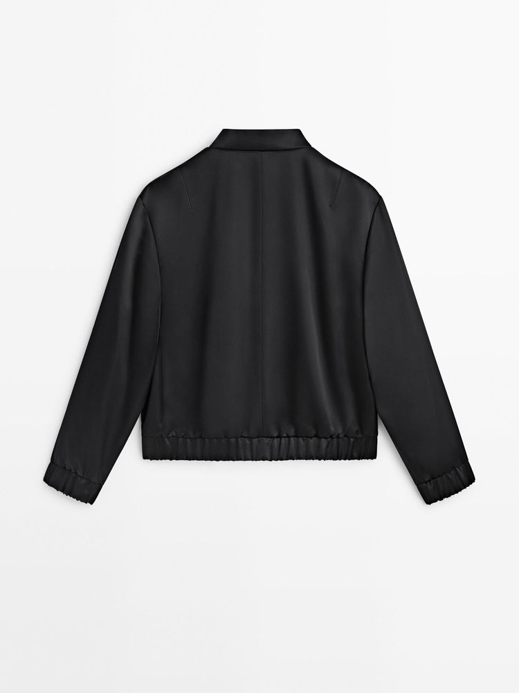 Сатенирано яке Massimo Dutti