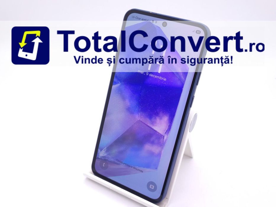 Samsung A55 5G 128GB Awesome Navy 8GB Dual, Garantie 24 luni | #D89228