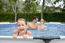 Piscina Bestway PRO MAX Familie Copii Rotunda Cadru Metal 305x76cm SJ