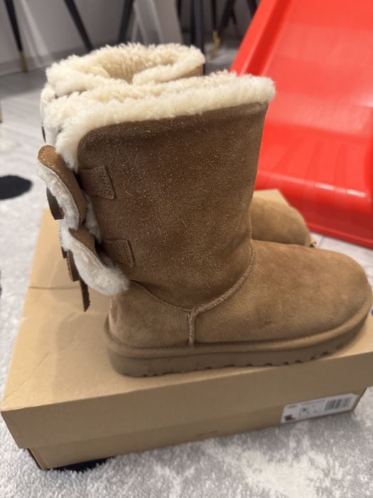 Ugg w classic double bow short