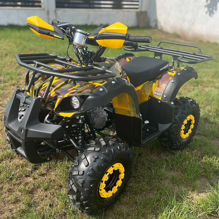 Atv copii 125cc Mini Rocket Toronto 7" automat 4T benzina galben camo