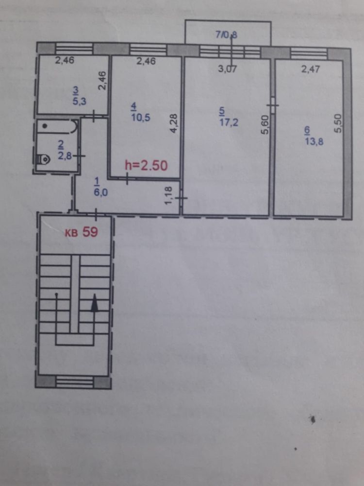 Продам 3 комнатную квартиру