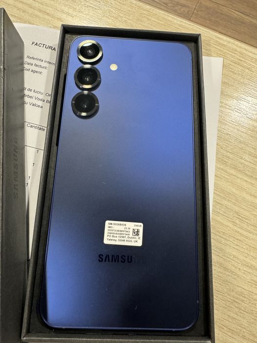 Samsung S25 Plus, 12GB RAM, 256GB, 5G, Navy blue, Garantie 2 ani