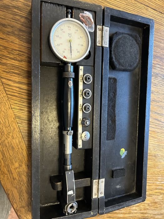 Trusa de masurat alezaje, cu ceas comparator, Scala 35 - 60 mm