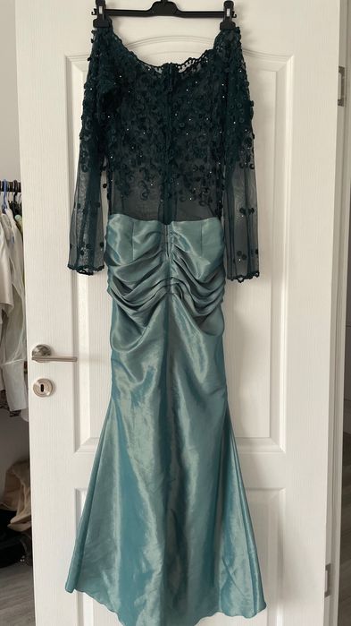 Rochie de ocazie tip sirena verde