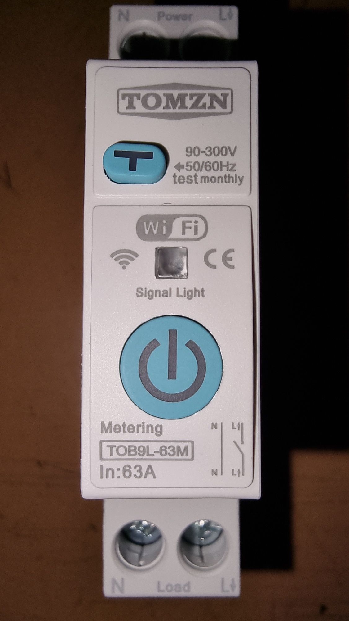 Смарт електромер 1DIN/63A WIFI.