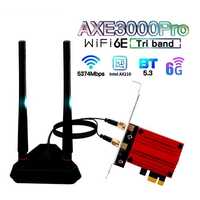 Wi-Fi 6E pci-e адаптер 5374 Мбит/с