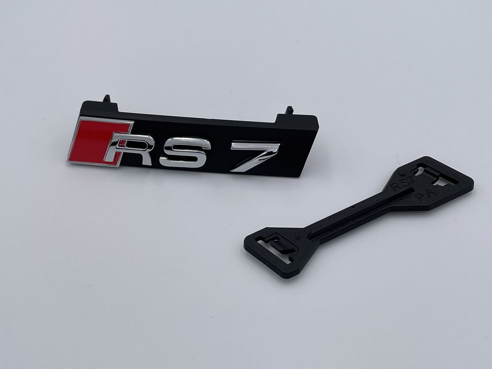 Set Embleme Audi RS7 crom s-line