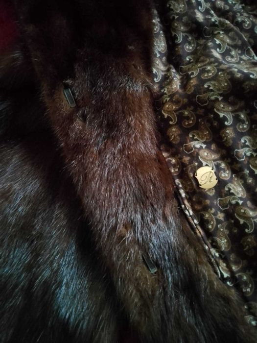 Haină de blană naturală de vizon (nurcă)